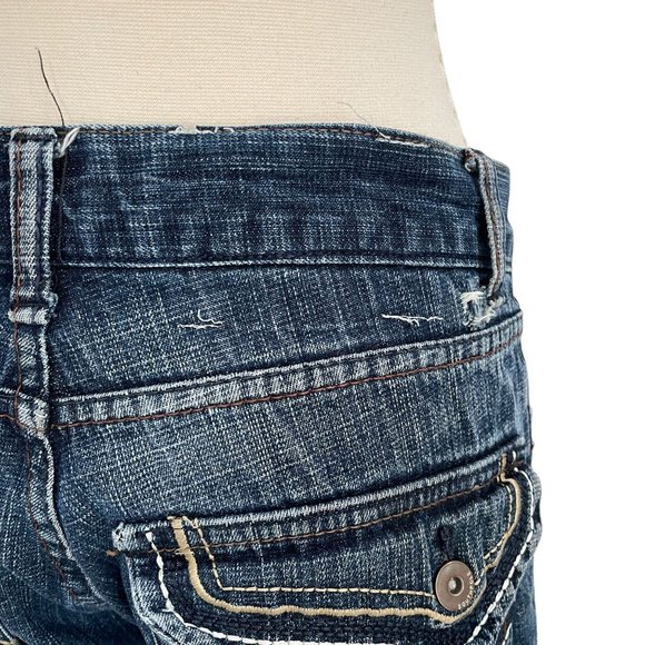 Southpole Baggy Fit Distressed Jeans 90s Y2K Vintage 30x30 Embroidered Edgy - Picture 7 of 15